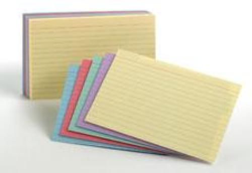 Ampad Oxford Index Cards 4&#039;&#039; x 6&#039;&#039; Ruled 100 Count Colored