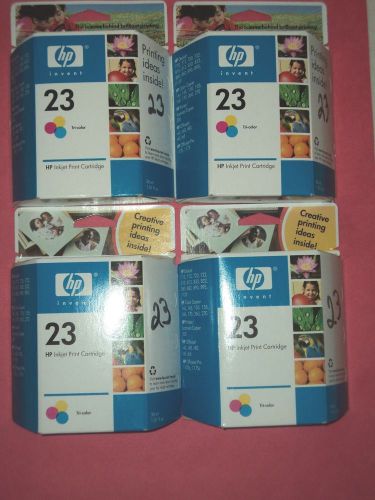 Hewlett Packard # 23HP Inkjet Tricolor Print Cartridge Bundle (4)