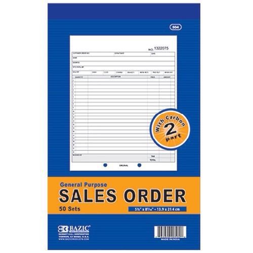 Sales Order Book / Receipt Book ~ 50 Duplicate Forms