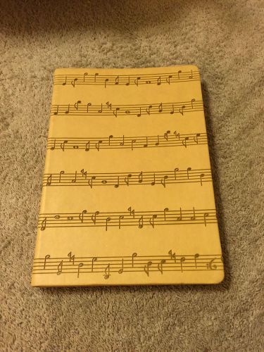 Musical notes notepad brand new