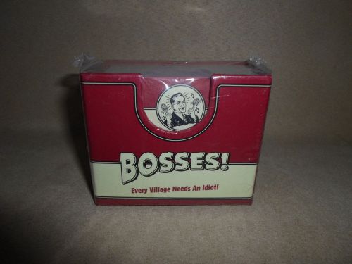 BOSSES! 400 Sheet Humorous Mini Note Cube~3&#034; X 2 1/2&#034; X 1 1/2&#034;, NEW IN PACKAGE!!