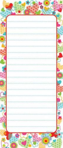 Creative teaching press hearts abloom note pad for sale