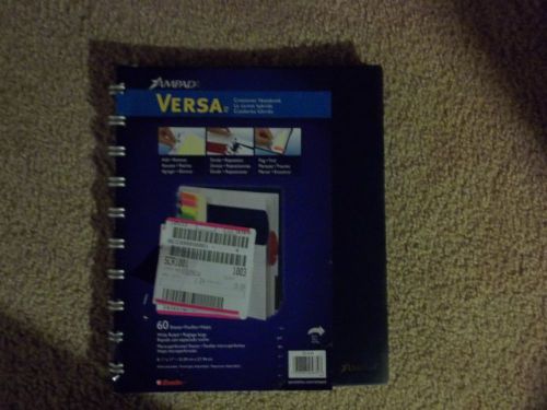 AMPAD VERSA Crossover Notebook NEW 60 sheets wide ruled 8 1/2&#034; x 11&#034; 25-634