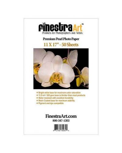 11&#034; x 17&#034; FINESTRAART.COM Premium Pearl Photo Paper 50 sheets