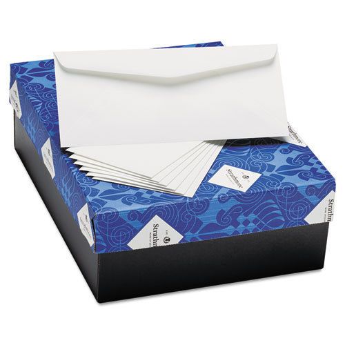 25% Cotton Business Envelopes, Ultimate White, 24 lbs, 4 1/8 x 9 1/2, 500/Box