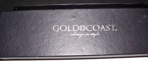 Gold Coast Set of 2 Ball Point Pens  Black Ink New in Box  Free Shipping