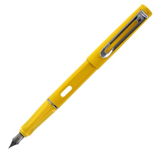 JinHao 599A Plastic Fountain Pen, Medium Nib - Yellow