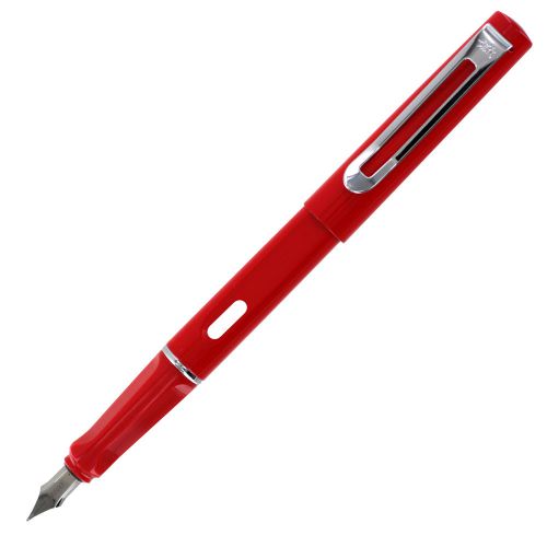 JinHao 599A Red Plastic Fountain Pen, Medium Nib (FP-599A-2)