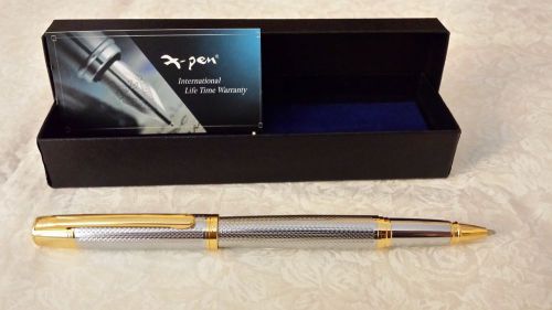 Fine writing instrument symphony roller ball chrome finish for sale