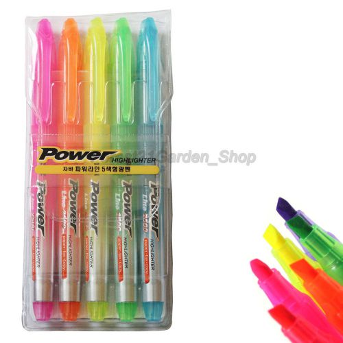 Java Pen Power Line highlighter Pen 5 colors