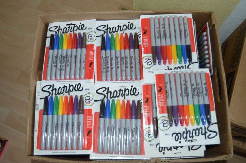 Sharpie Fine Point Permanent Markers 784 Count , Assorted colors, 98 Packs Of 8