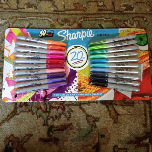 Sharpie 20 count Special Edition Fine Point Markers New sealed package