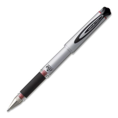 Uni-ball Gel Impact Rollerball Pen - 1 Mm Pen Point Size - Red Ink - (65802)