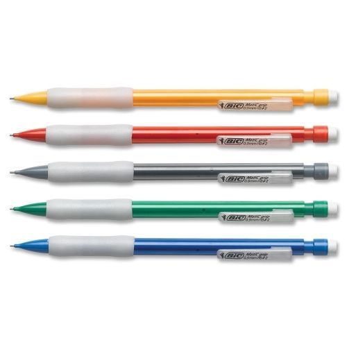 BIC Matic Grip Mechanical Pencil - #2 - 0.9 mm - Black Lead - 12 / Pack