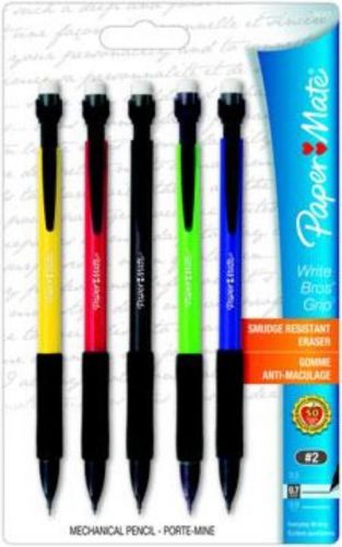 Sanford Paper Mate Write Bros. Mechanical Pencil 0.7mm Assorted 5 Count