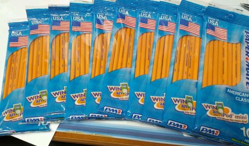 NEW Papermate American Classic Wood Pencils HB #2  10 Boxes of 10 - 100 Total