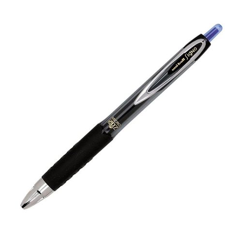 Uni-Ball 207 Retractable Gel Ink Pen Micro .5mm Point Blue Ink 1-Pen 61256