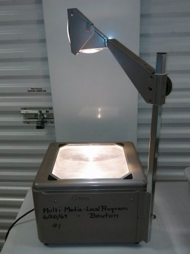 EIKI Overhead Still Transparency Projector Powers on with Bulb
