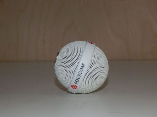 f002)Polycom HDX CMA in White - Hanging Microphone Ball