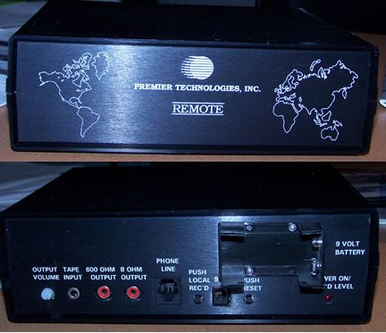 Premier Technologies DVR 1630 Remote Music on Hold MOH