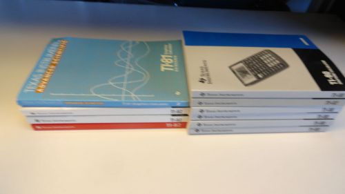 Lot of 10 TI 80,81,82 Calculator Manuals
