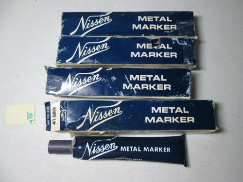 Lot of 4 new in box nissen metal marker white 1/8&#034; (130-3) for sale
