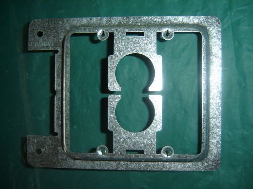 Lot of 25 erico caddy mp2s new work double gang plate mounting bracket for sale
