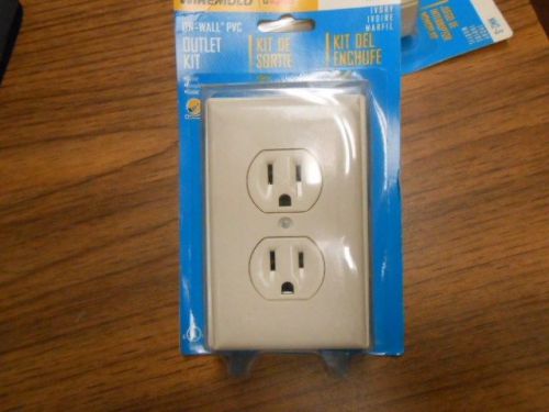 Wiremold On-Wall PVC Outlet Kit NM2-D. Lot of 20
