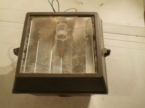 Unused: Light Lamp, that takes 100 MH Bulb, Glass Measures 7 1/2&#034; x 7 1/2&#034;
