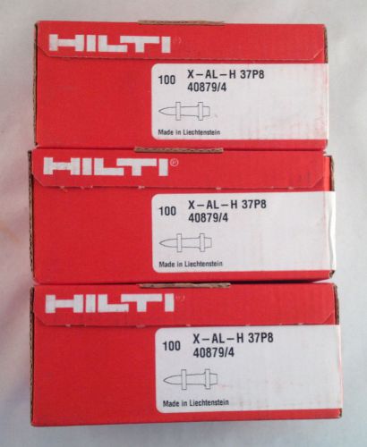 Lot of 3 Boxes of 100 Hilti Rivets X-AL-H 37P8 40879/4