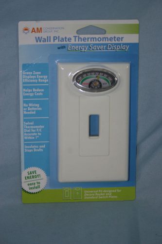 Switch plate energy saver wall plate thermometer,great stocking stuffer,grab bag for sale