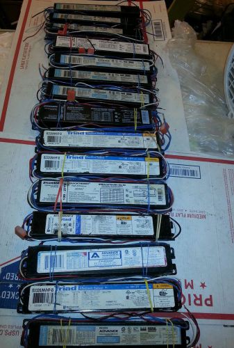 Set of 15 ballasts **mixed pack**  used 2 lamp  t8 for sale