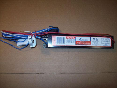 Advance vcn-1s32-sc ballast t8 qty 4 replaces universal b132punvhp-a for 277v ap for sale
