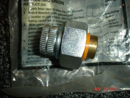LDR Dielectric Union 1/2&#034; FSW DU-12 338400 Copper Pressure Pipe Fitting