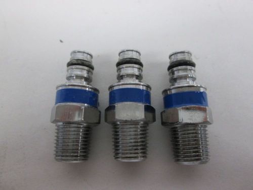 LOT 3 NEW SEMI-BULK SYSTEMS 91600039 COUPLING QUICK PLUG STAINLESS D330645