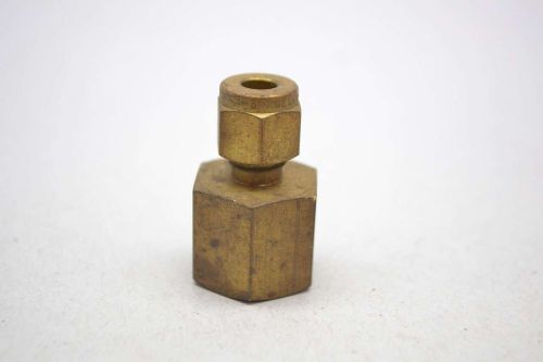 SWAGELOK 1/4 IN TUBE TO 3/8 IN NPT BRASS ADAPTER FITTING D431102