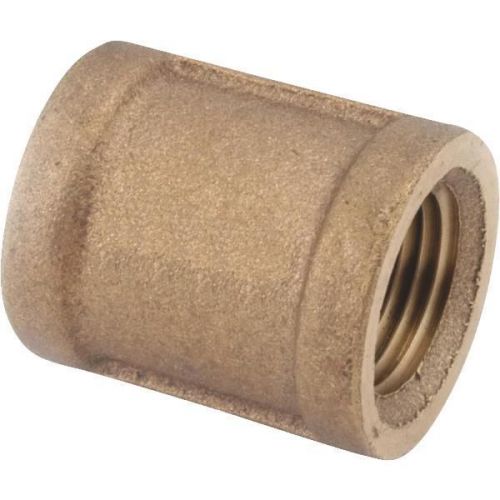 Threaded Red Brass Coupling-1-1/4&#034; BRASS COUPLING