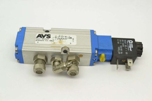 AVS MV521 1.5-10 BAR 6VA CONTROL 24V-DC 1/4 IN NPT SOLENOID VALVE B404360