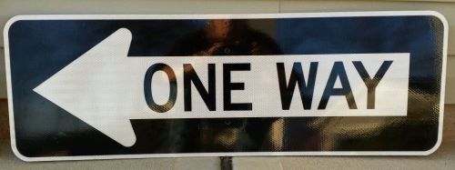 12x36 &#034;One Way Left &#034; High -Intensity Prismatic Type III Sheetrring - NEW