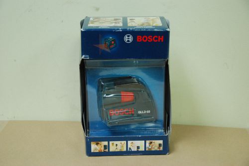 Brand new factory sealed bosch gll2-10 30ft self-leveling cross-line laser for sale