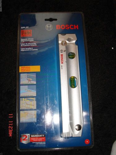 BOSCH (GPL3T) 3-Point Torpedo Laser Level, Alignment Tool. NEW! FREE SHIPPING!