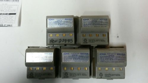 QUANTITY 5: Sokkia BDC35A Ni-MH (DC6V) Batteries