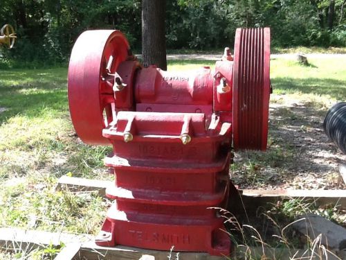 Jaw crusher telsmith 10 x 21  sn# 6511 for sale