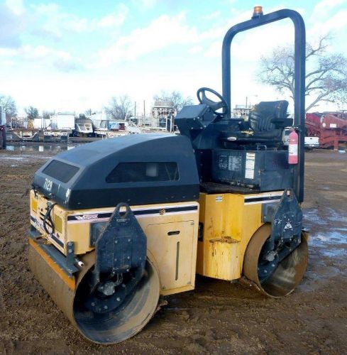 2007 stone wp6100 wolfpac tandem smooth drum asphalt compactor (stock #1759) for sale