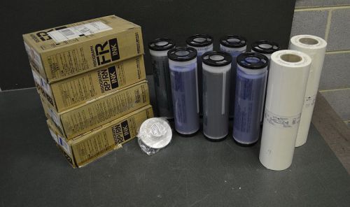 Lot of fourteen new (14) riso risograph soyink ink s-4204 s-2749 s-3252 s-4349 for sale