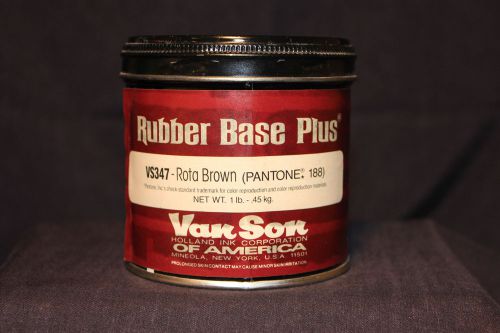 Van Son -  Rubber Base Plus - Rota Brown - VS347 - Offset Printing Ink - #188