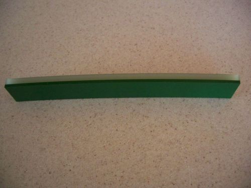 Screen Printing Squeegee Blade Green/Clear (3/8&#034;x1-3/16&#034;x 8-3/4&#034;)