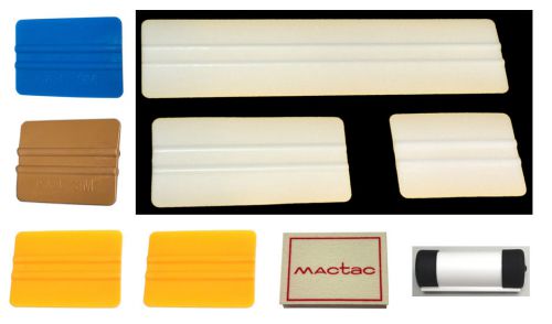 New squeegee 9pcs: 3M Blue/Gold, Teflon 4/6/12,felt; applicator for decal&amp;signs