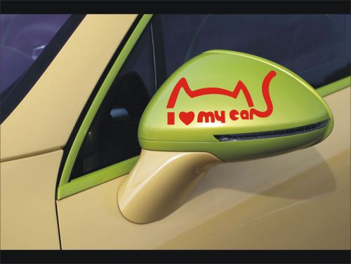 2X Free shipping funnycarsticker side mirror personalized stickers rear view1357