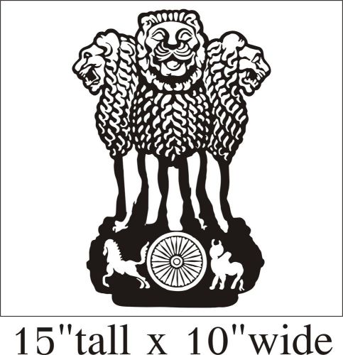 2X Ashok Chakra India Funny Car Truck Bumper Vinyl Sticker Decal Art Gift -17293
